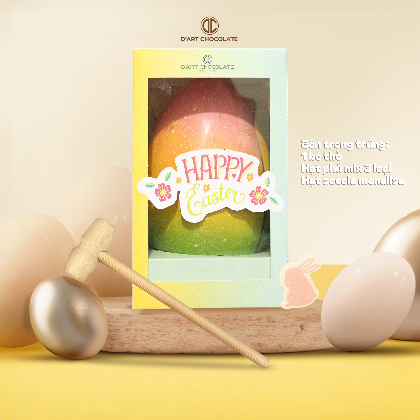 Trứng Phục Sinh Socola (Cỡ lớn) - Big Easter Egg