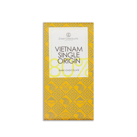 Vietnam Single Origin Chocolate Bar - Dark Chocolate 80%