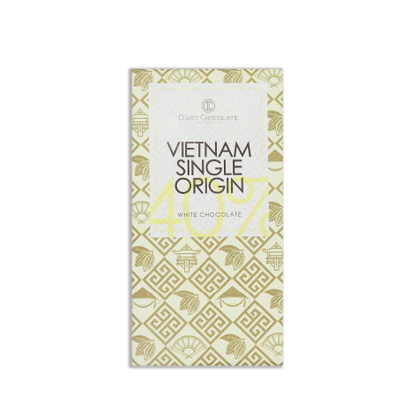 Thanh Socola Việt Nam Single Origin 40% - White Chocolate