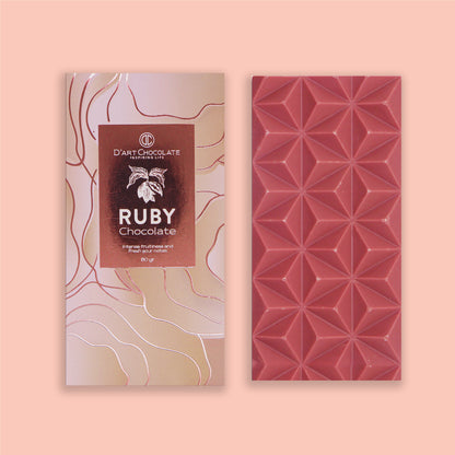 Ruby chocolate bar - "4 seasons" collection